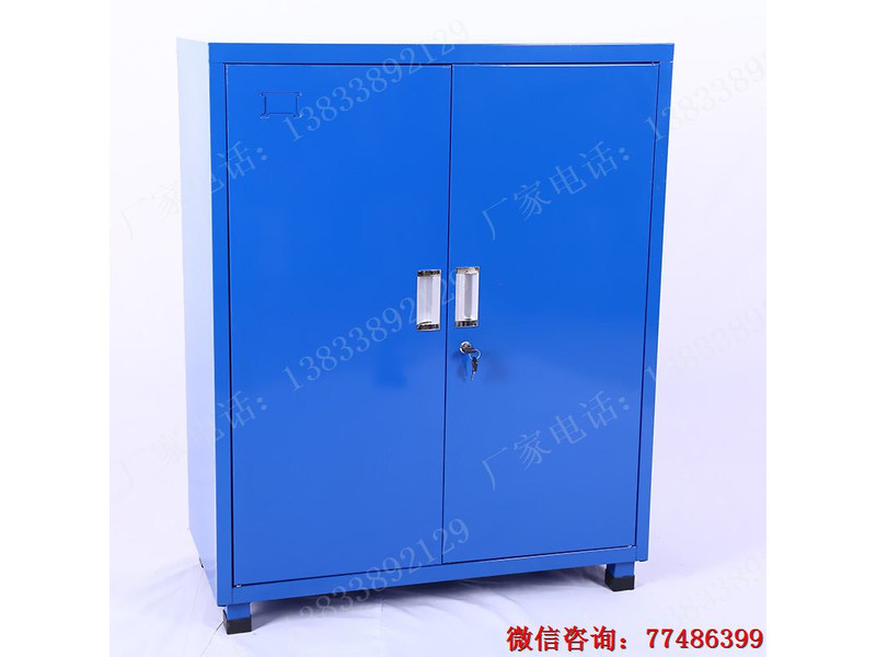 怒江藍色雙門內格工具柜