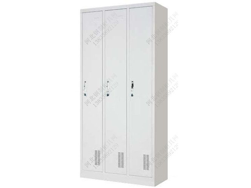 泉州三門鐵皮更衣柜