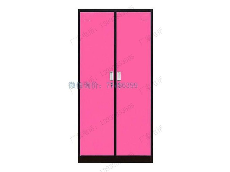 固原雙門套色更衣鐵皮櫥