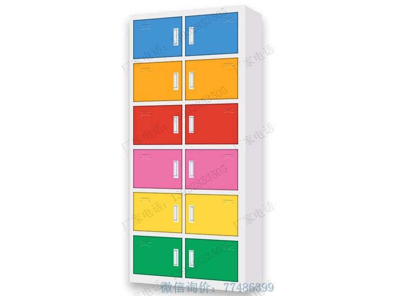 12門彩色儲物柜