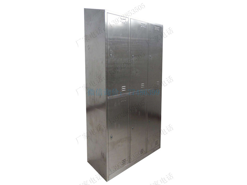 石嘴山斜頂六門不銹鋼更衣箱