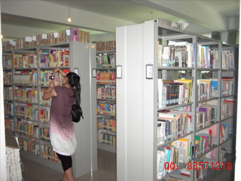 雙面鋼架圖書柜