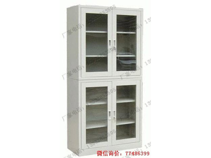 攀枝花雙層四門琉璃檔案柜