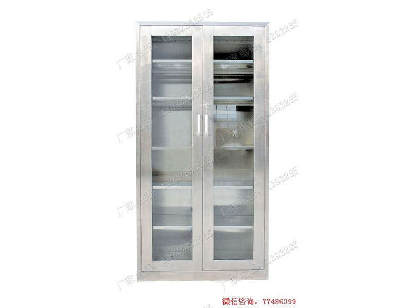 遂寧不銹鋼對開玻璃柜